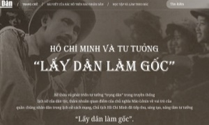 Khai trương Trang thông tin đặc biệt Hồ Chí Minh và tư tưởng “lấy dân làm gốc”